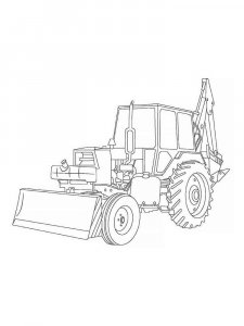 Tractor coloring page 35 - Free printable