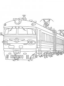 Train coloring page 45 - Free printable