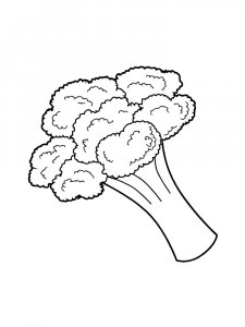 Broccoli coloring page 12 - Free printable