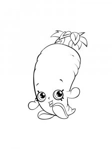 Carrot coloring page 25 - Free printable
