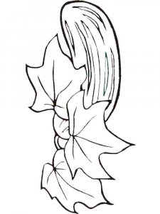 Cucumber coloring page 11 - Free printable