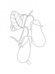 Eggplant coloring page 20 - Free printable