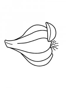 Garlic coloring page 8 - Free printable