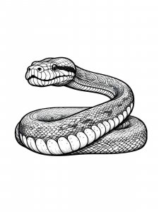 Anaconda coloring page - picture 13