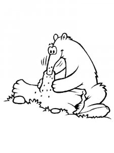 Anteater coloring page - picture 6