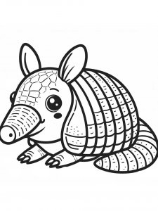 Armadillos coloring page - picture 18