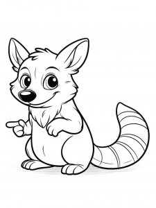 Bandicoot coloring page - picture 8