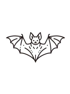 Bat coloring page - picture 18