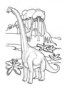 Brachiosaurus coloring page - picture 20