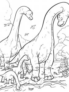 Brachiosaurus coloring page - picture 22