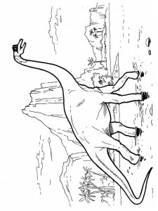 Brachiosaurus coloring page - picture 7
