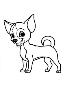 Chihuahua coloring page - picture 1