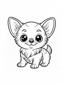 Chihuahua coloring page - picture 26