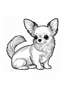 Chihuahua coloring page - picture 29