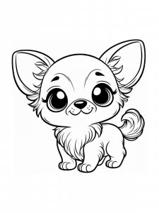 Chihuahua coloring page - picture 30