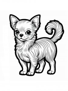 Chihuahua coloring page - picture 32