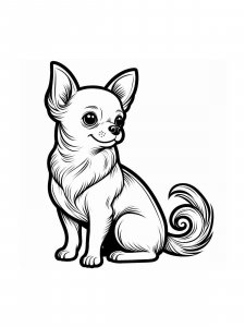 Chihuahua coloring page - picture 34