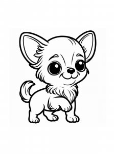 Chihuahua coloring page - picture 35