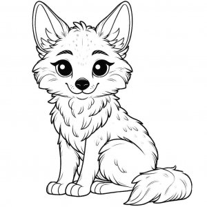 Coyote coloring page - picture 14