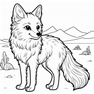 Coyote coloring page - picture 18
