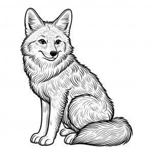 Coyote coloring page - picture 20