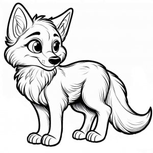 Coyote coloring page - picture 21