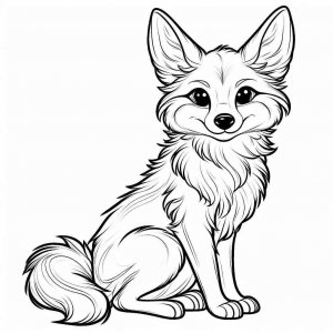 Coyote coloring page - picture 22