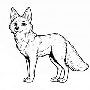 Coyote coloring page - picture 25