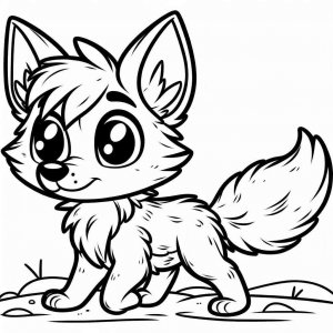 Coyote coloring page - picture 27
