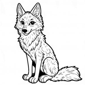 Coyote coloring page - picture 28