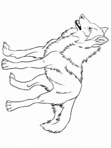 Forest animals coloring page - picture 1