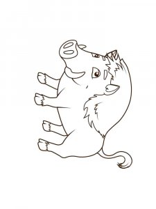 Forest animals coloring page - picture 14
