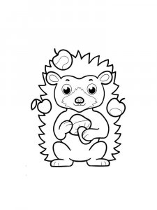 Forest animals coloring page - picture 25