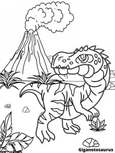 Giganotosaurus coloring page - picture 5