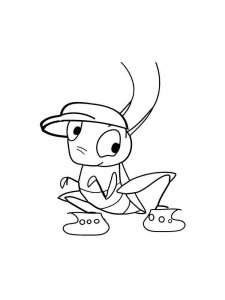 Grasshopper coloring page - picture 25