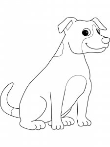 Jack Russell Terrier coloring page - picture 16