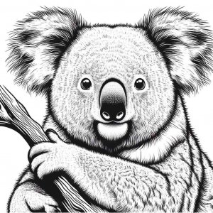 Koala coloring page - picture 18
