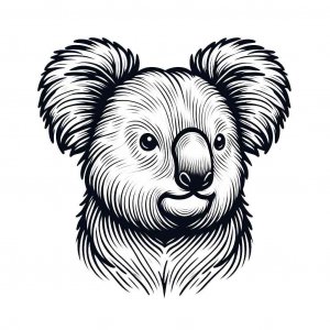 Koala coloring page - picture 8