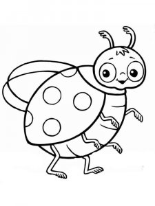 Ladybug coloring page - picture 24
