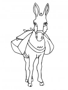 Mule coloring page - picture 4