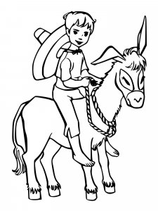 Mule coloring page - picture 6