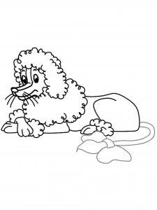 Poodle coloring page - picture 13