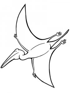 Pterodactyl coloring page - picture 18