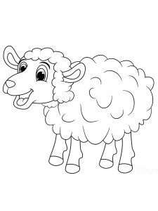 Sheep coloring page - picture 34