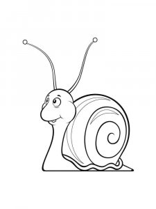 Snail coloring page - picture 40