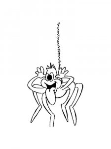 Spider coloring page - picture 30