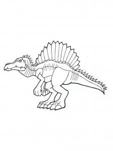 Spinosaurus coloring page - picture 11