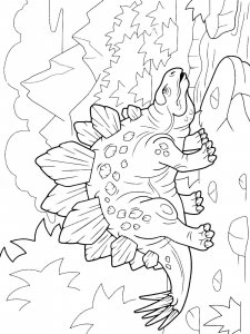 Stegosaurus coloring page - picture 7