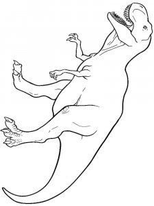 Tyrannosaurus coloring page - picture 12