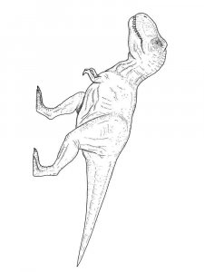 Tyrannosaurus coloring page - picture 40